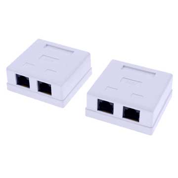 PVC-Backbox for-Cat6-Faceplate